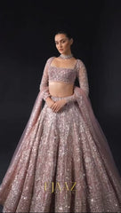 Bollywood Indian Pakistani Ethnic Party Wear Women Soft Pure Premium Net Lehenga