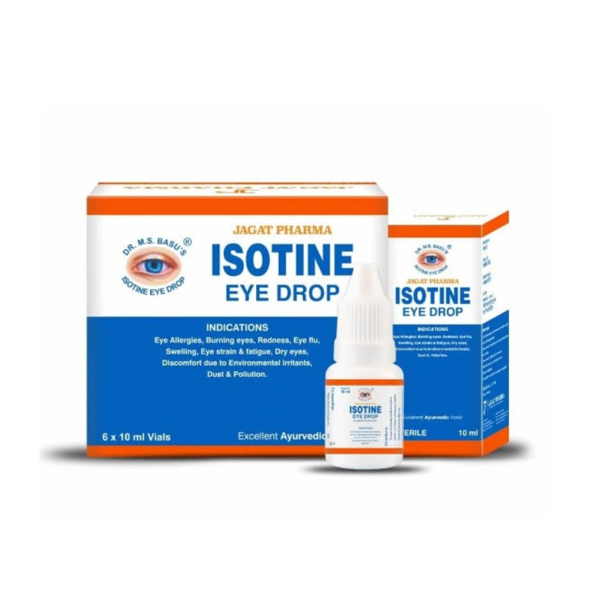 Isotine Ayurvedische Augentropfen &amp; Isotine Plus Augentropfen &amp; Isotine Gold Set mit 4 Flaschen Isotine Plus Augentropfen