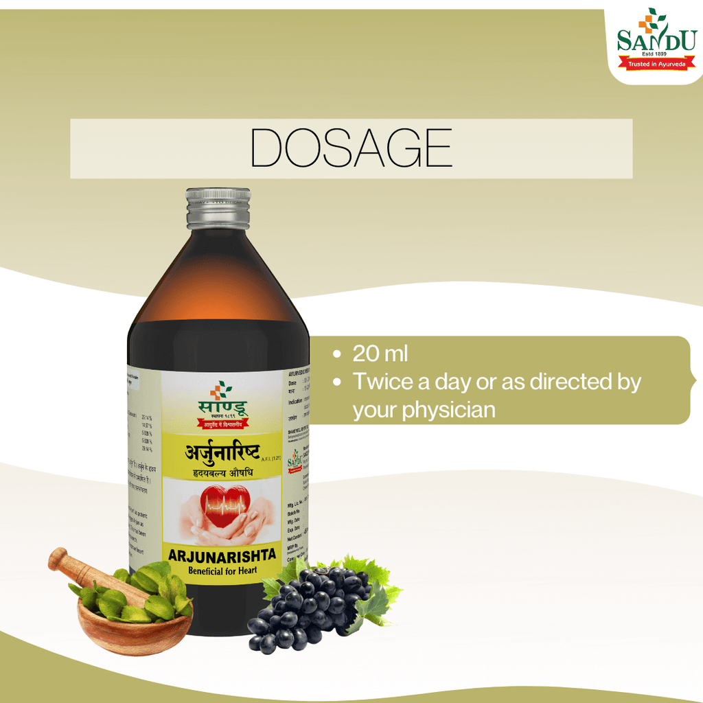 Sandu Ayurvedic Arjunarishta Liquid