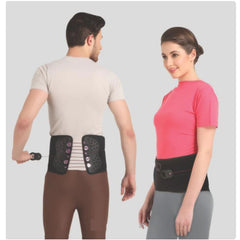 Flamingo Health Orthopädischer Lacepull-Rückengurt, Unisex, Farbe Beige Ya Schwarz, zufällige Codenummer 2454