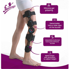 Flamingo Health Orthopaedic R.O.M. Knee Brace Universal Color Random Code 2141