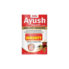 Aimil Аюрведический порошок Ayush Kwath, повышающий иммунитет, борется с инфекциями, бактериями и вирусами и обеспечивает антиоксидантную защиту от тяжелых заболеваний, вегетарианский порошок, 60 г 
