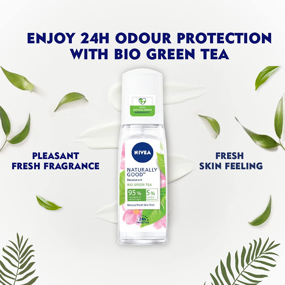 Nivea Naturally Good Deodorant Bio Green Tea & Bio Aloe Vera For Women 75 ml