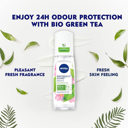 Nivea Naturally Good Deodorant Bio Green Tea & Bio Aloe Vera For Women 75 ml