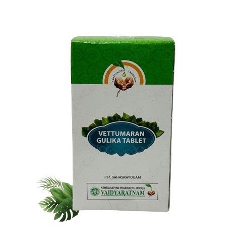 Vaidyaratnam Vettumaran Gulika 100 Tablets