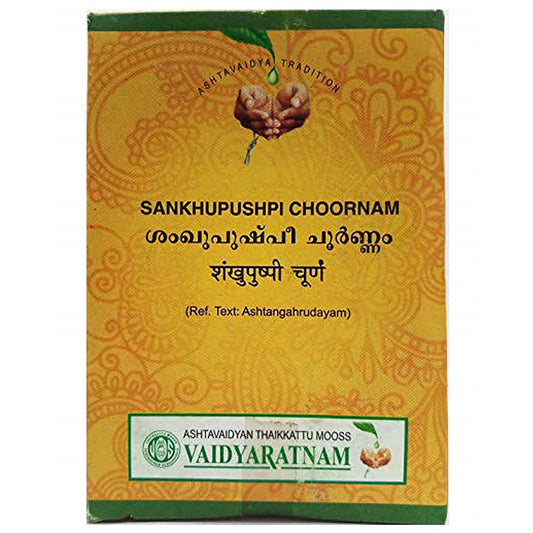 Vaidyaratnam Ayurvedisches Sankhupushpi Choornam Pulver 100g