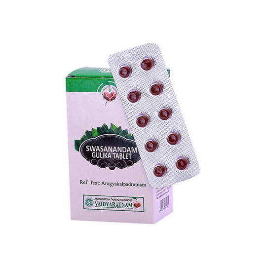 Vaidyaratnam Ayurvedic Swasanandam Gulika 100 Tabletten