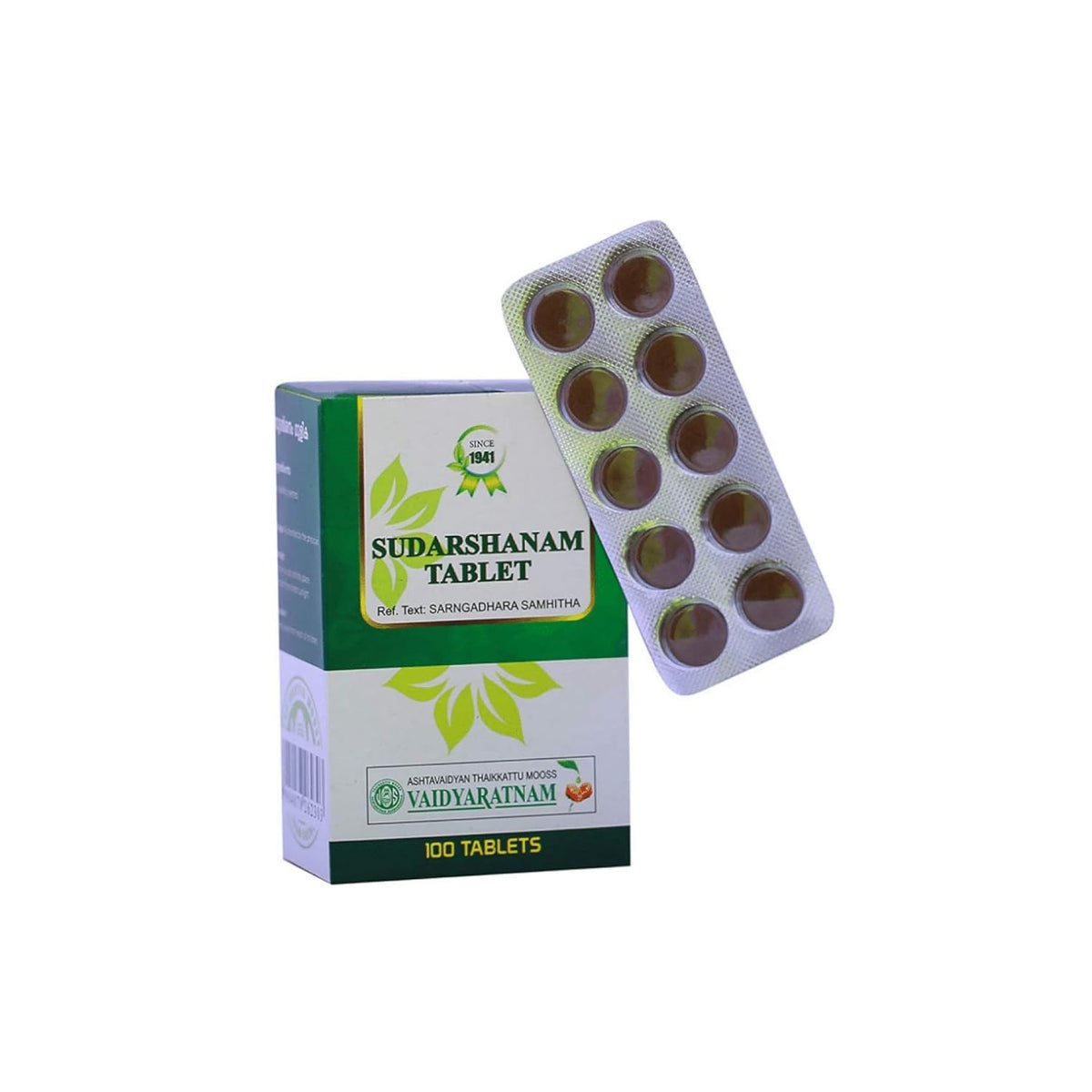 Vaidyaratnam Ayurvedic Sudarshanam Gulika 100 Tabletten