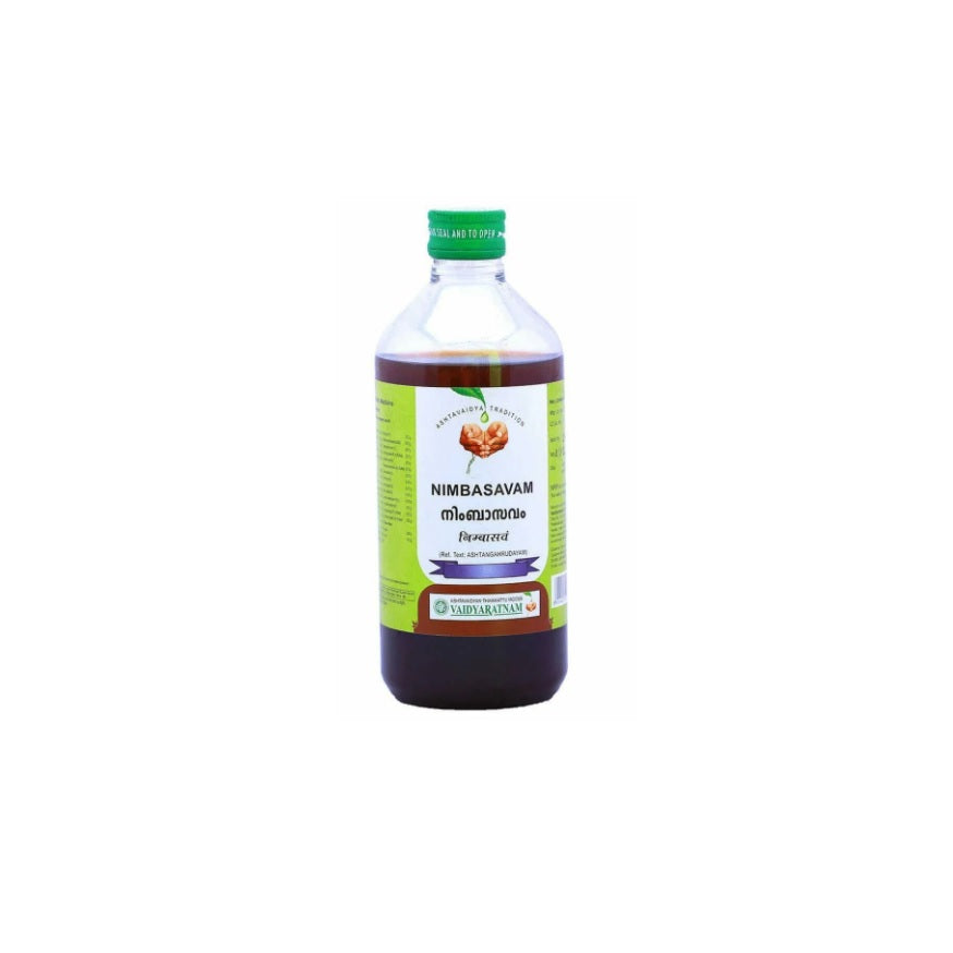 Vaidyaratnam Ayurvedische Nimbasavam-Flüssigkeit 450 ml