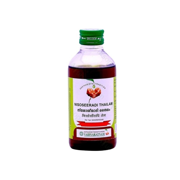 Vaidyaratnam Ayurvedisches Nisoseeradi Thailam-Öl 200 ml