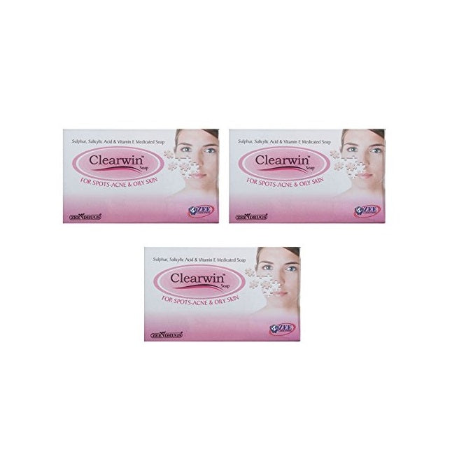 Zee Drugs Clearwin Soap Pack Of 3