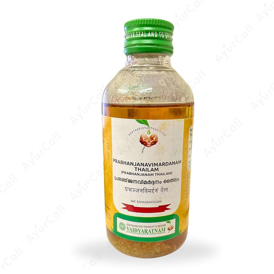 Vaidyaratnam Prabhanjanavimardanam Kuzhamp Thailam Öl 200 ml