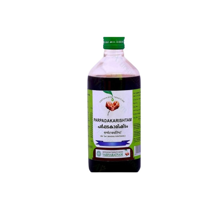 Vaidyaratnam Ayurvedische PARPADAKARISHTAM Flüssigkeit 450 ML