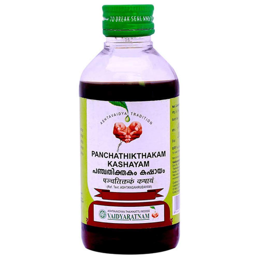 Vaidyaratnam Panchathikthakam Kashayam Liquid 200 Ml