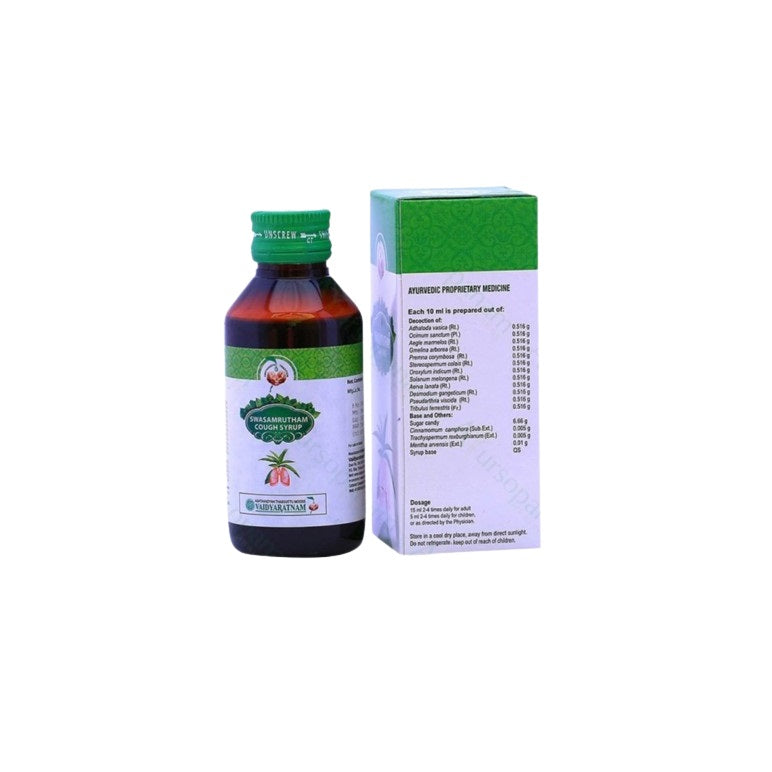 Vaidyaratnam Swasamritham Cough Syrup 100ml