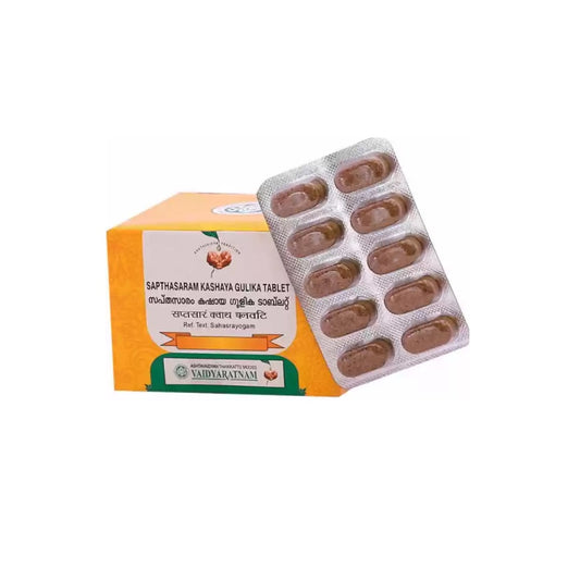 Vaidyaratnam Ayurvedic Sapthasaram Kashaya 100 Tabletten