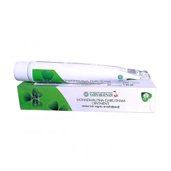 Vaidyaratnam Sathadhautha Ghrutham Ointment 20G