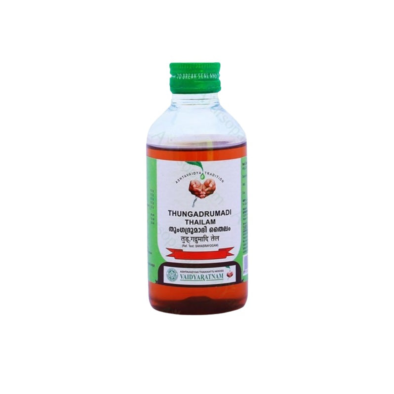 Vaidyaratnam Thungadrumadi Thailam Oil 200ml