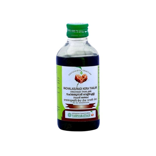 Vaidyaratnam Vachalasunadi Kera Thailam Oil 200ml