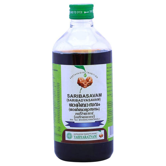 Vaidyaratnam Ayurvedische Saribasavam-Flüssigkeit, 450 ml