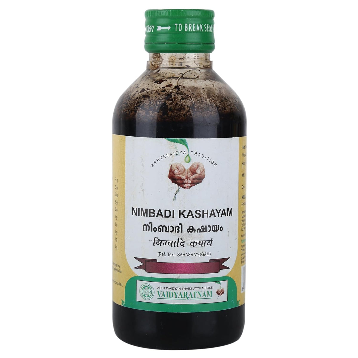 Vaidyaratnam Ayurvedische Nimbadi Kashayam-Flüssigkeit 200 ml