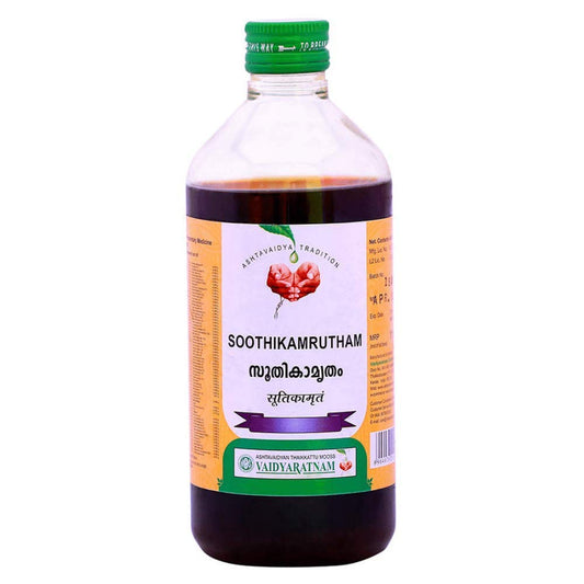 Vaidyaratnam Ayurvedische Soothikamritham-Flüssigkeit 450ml