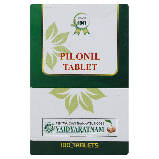 Vaidyaratnam Ayurvedisches Pilonil 100 Tabletten