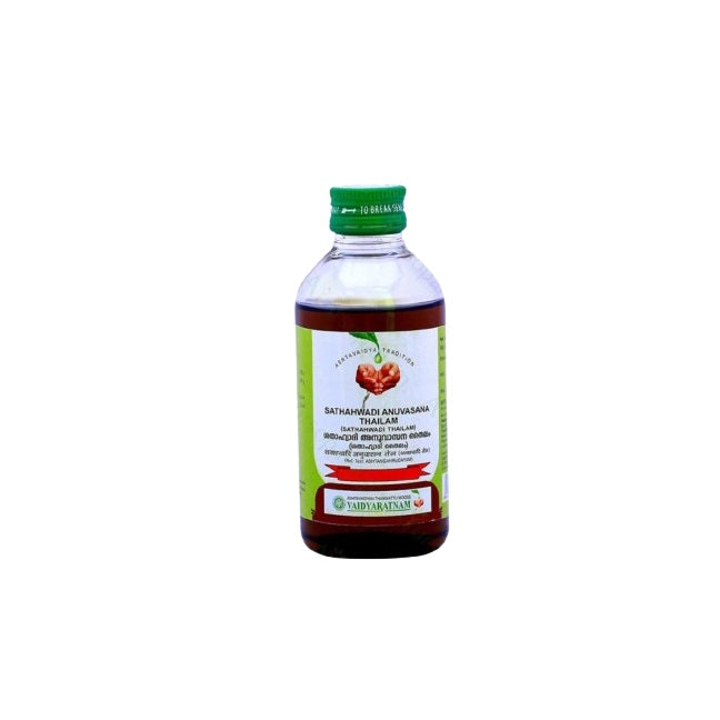 Vaidyaratnam Sathahwadi Anuvasana Thailam Oil 200ml