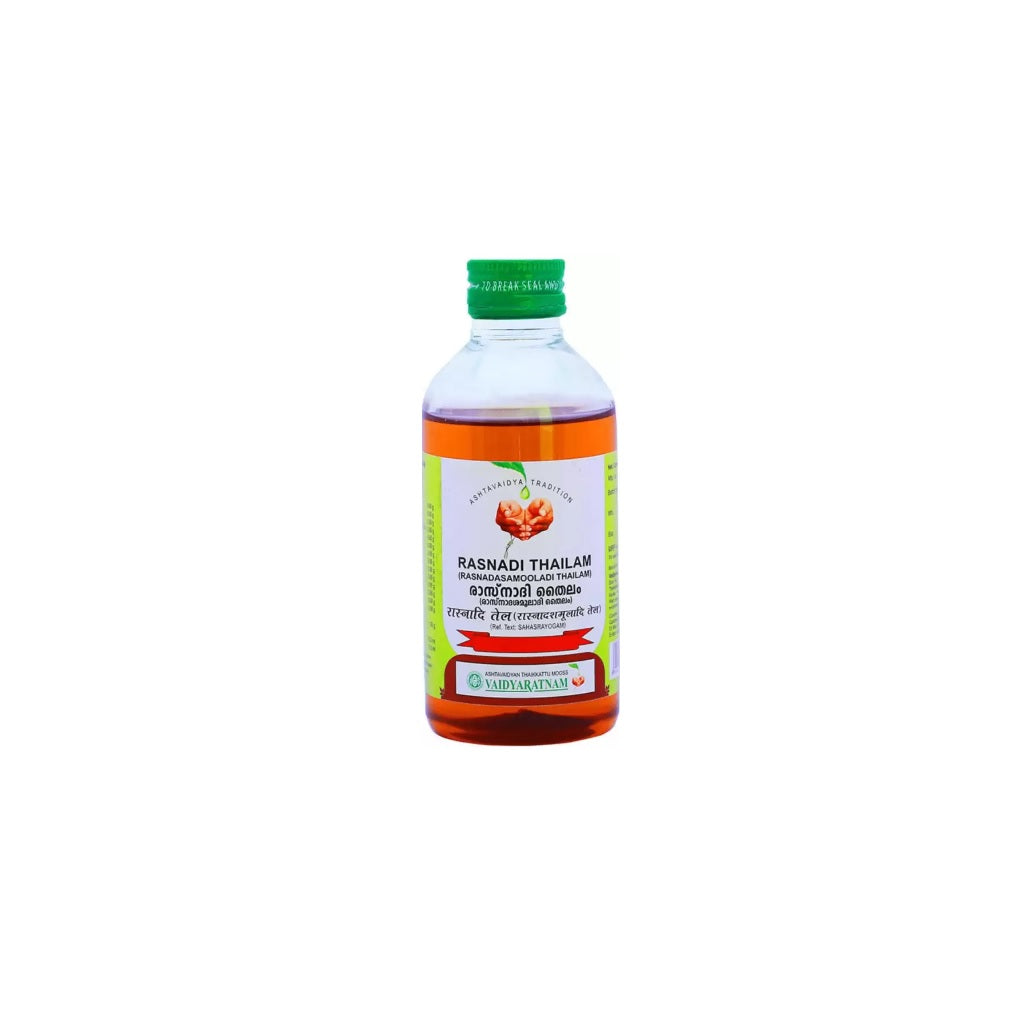 Vaidyaratnam Ayurvedisches Rasnadi Thailam (Rasna Dasamooladi Thailam) Öl 200 ml