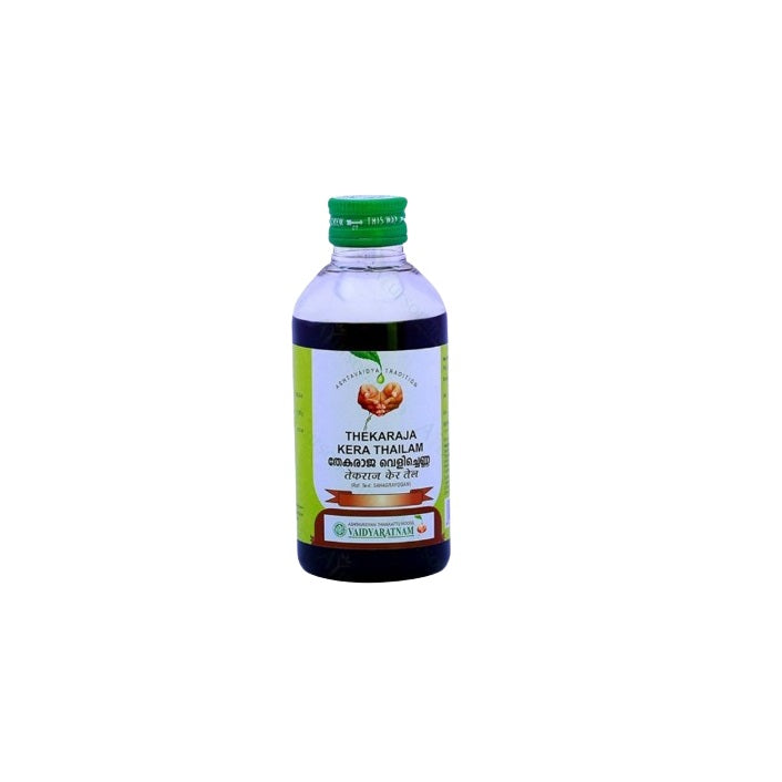 Vaidyaratnam Ayurvedisches Thekaraja Kera Thailam Öl 200 ml