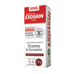 Aimil Ayurvedic Exoskin reduziert Juckreiz und Rötungen, spendet der Haut Feuchtigkeit, beruhigt Blasencreme, 40 g