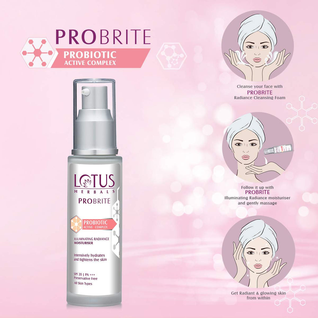 Lotus Herbals Cosmetics Probrite Illuminating Radiance Moisturiser 50ml