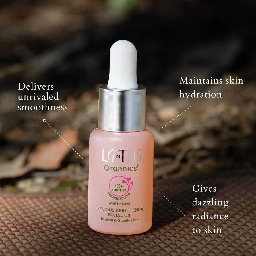 Lotus Organics+ Cosmetics Precious Brightening Facial Oil 15ml