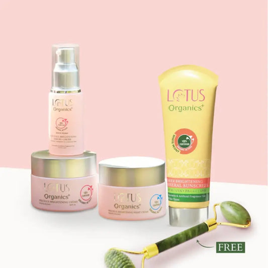 Lotus Organics+ Cosmetics Lotus Precious Brightening & Protecting Beauty Set
