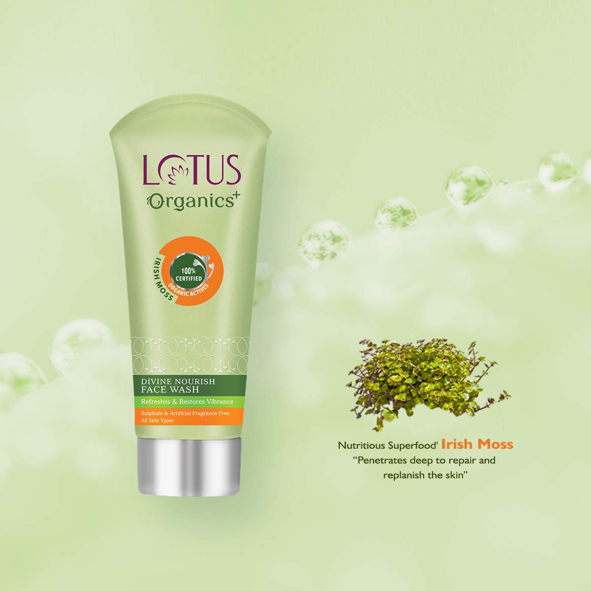 Lotus OOrganics+ Cosmetics Divine Nourish Facewash 100g