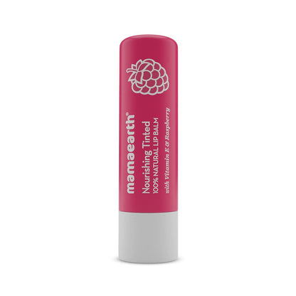 Mamaearth Nourishing 100% Natural Lip Balm with Vitamin E 4g
