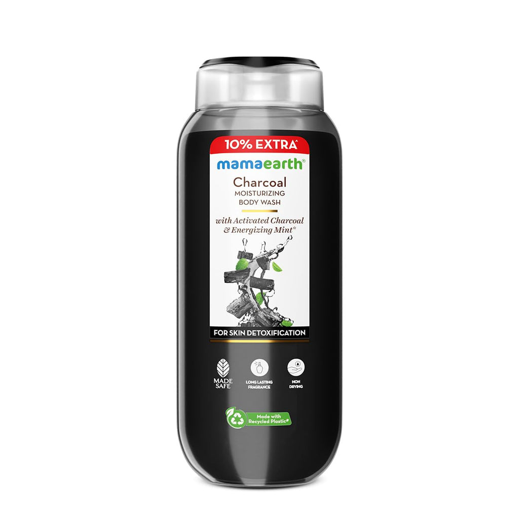Mamaearth Charcoal Moisturizing Body Wash with Activated Charcoal & Energizing Mint 250ml