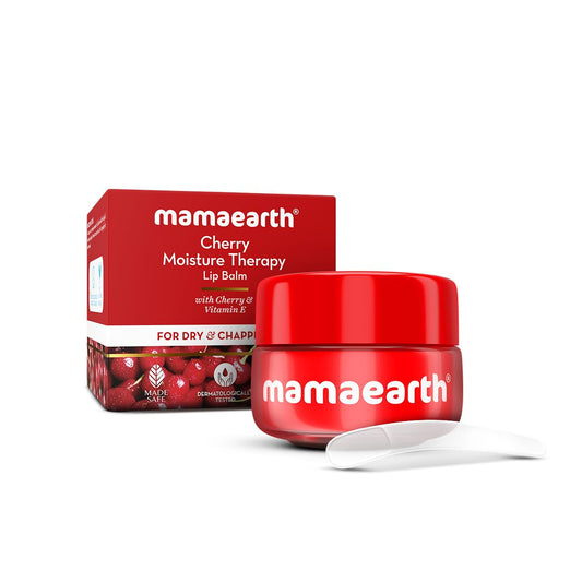 Mamaearth Cherry Moisture Therapy Lip Balm with Cherry & Vitamin E for Dry & Chapped Lips 15g