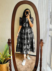 Bollywood Women Indian Ethnic Party Wear Pure Soft Cotton Dress
