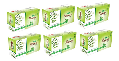 Alive Ayurvedic Neemco Natural Neem Tulsi Bar Soap 100gm (Pack Of 6)