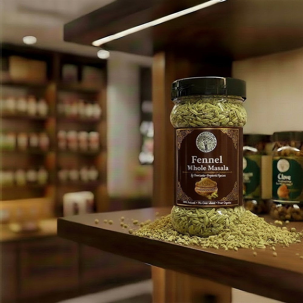 Trueroots Organic Fennel Whole Masala 100g & 200g