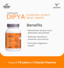 Vedistry Ayurvedic Dipya Acidity Relief 60 Tablet