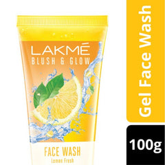 Гель-гель для умывания Lakmé Blush And Glow Lemon Freshness с экстрактом лимона