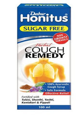 Dabur Sugar Free Honitus Honey Based Ayurvedic Fast Relief From Cough,Cold Syrup