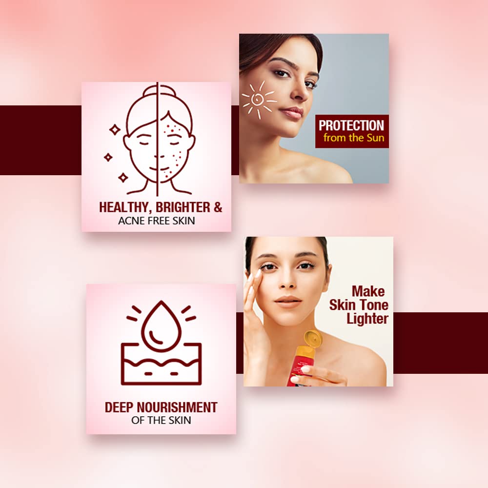 Bakson's Sunny Herbals Glamour – Für glatte und geschmeidige Haut für Frauen – Lässt Sie strahlen – Hautpflegecreme, 100 g