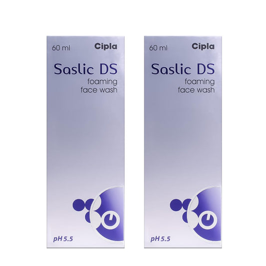 Saslic DS Foaming Face Wash (60ml) (pack of 2)