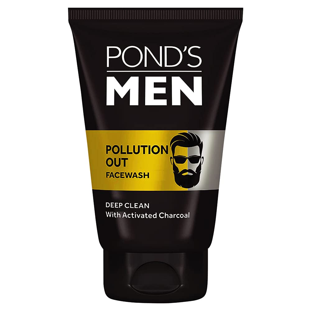 Pond's Men Energy Bright,Pimple Clear and Pollution Out Facewash 100g