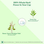 Organic India Tulsi Green Tea Honey Lemon 25 & 100 Teabags