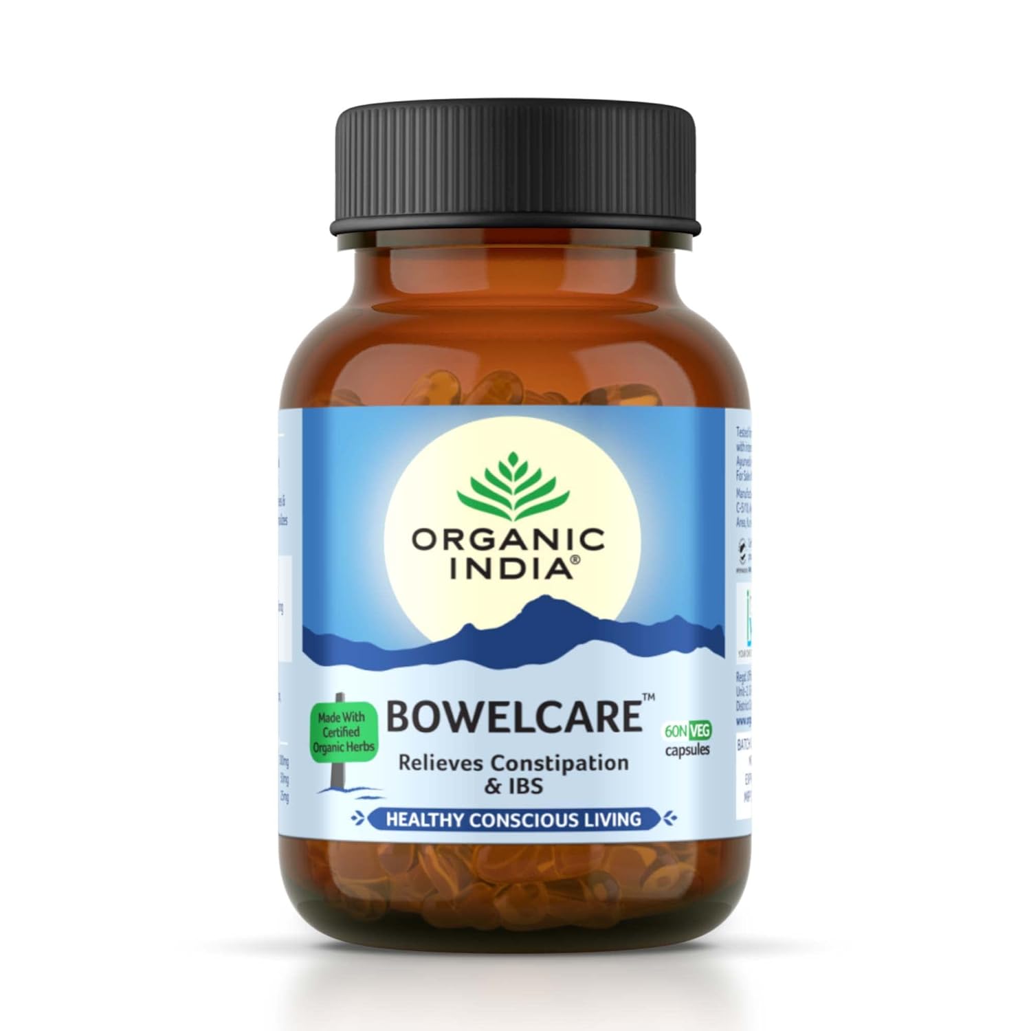 Organic India Ayurvedic Bowelcare Capsule