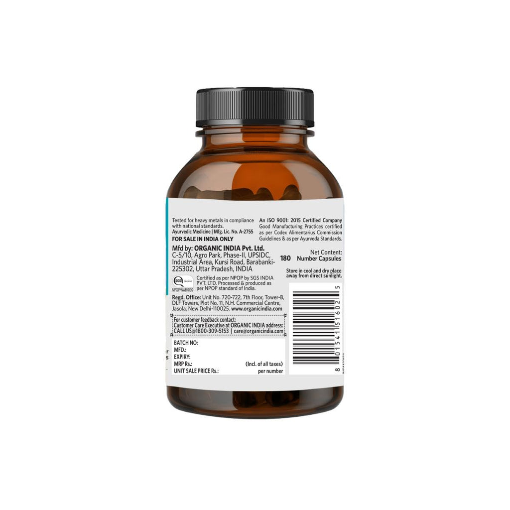 Organic India Brahmi for mental fitness,good memory and alertness Capsule